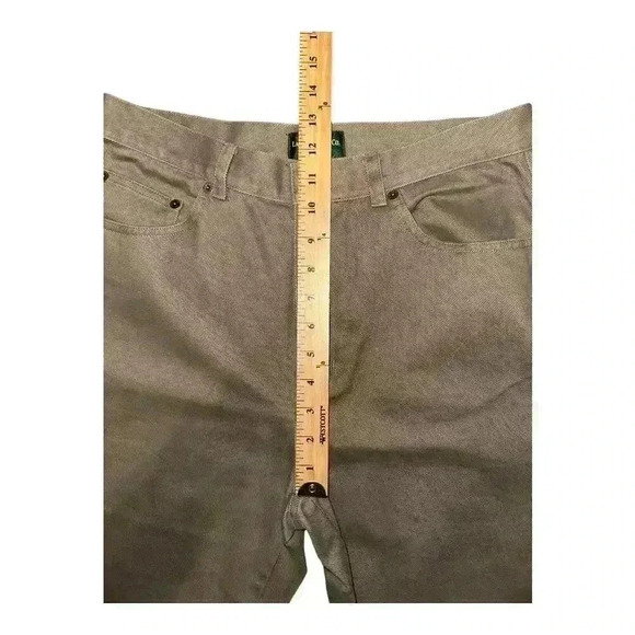 Lauren Ralph Lauren Womens Tan Straight Jeans, Size 12 - Picture 9 of 10